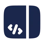 Sidebar Code SVG Icon